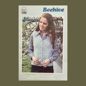 Vintage knitting & crocheting pattern booklet